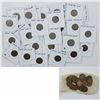 Image 1 : Estate Lot of 111x Canadian coins : 1-cents include 1927, 1939, 1940 x 4, 1941, 1942 x 4, 1943 x 3, 