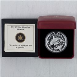 RCM Issue: 2013 Canada $25 Fine Silver O Canada Series coin - Orca (TAX Exempt)