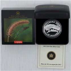 RCM Issue; 2012 $10 Fine Silver Praying Mantis Coin - Canadian Geographic Photo Contest (TAX Exempt)