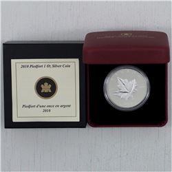RCM Issue; 2010 Piedfort 1oz Fine Silver Maple Leaf Commemorative coin (Tax Exempt)