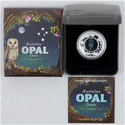 2014 Australian Opal Series - Masked Owl 1 oz Silver Proof Coin (TAX Exempt)