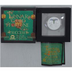 2013 1oz Australian Year of the Snake ANDA Perth Coin Show Special 'Lunar Good Fortune; Success' Sil