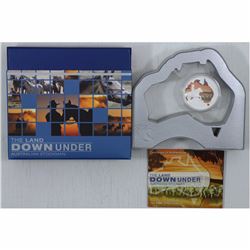 2014 Australia Stockman 1 oz Silver Proof The Land Down Under Series coin (TAX Exempt)