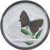 Image 2 : 2014 Niue Island 1oz Silver Proof Blue Butterfly $2 Coin Issued by the New Zealand Mint (Tax Exempt)