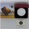 Image 1 : 2013 $100 for $100 The American Bison Stampede Master of the Prairie Wind Fine Silver Coin (1st coin
