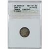 Image 1 : 1894 Canada 5-cent ANACS Certified VF-20 (corroded) - Sticker residue
