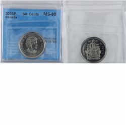 2005-P Canada 50-cent CCCS Certified MS-65