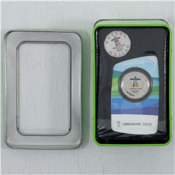 2008 Special Edition Olympic Proof Like Set & 2010 Olympic $1 Lucky Loon Sport Bag Tag and Lapel Pin