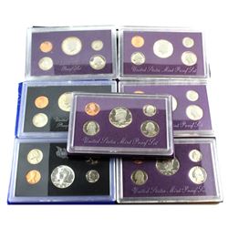 Estate Lot of 7x United States Proof Sets 1970-1993. You will receive the following dates:1970, 1983