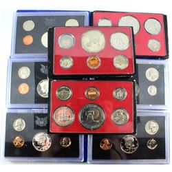 Estate Lot of United States Mint Proof Sets. You will receive the 1968, 1969, 1970, 1971, 1972, 1973