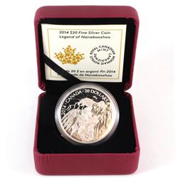 RCM Issue; 2014 Canada $20 Fine Silver Nanaboozhoo and the Thunderbird's Nest (TAX Exempt)