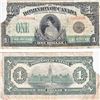 Image 1 : 1917 $1.00 Note from the Dominion of Canada; cat code DC-23d, Hyndman-Saunders signature, Seal Only,