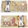 Image 1 : 2011 2 Digit RADAR $100 Note from the Bank of Canada; cat code BC-73b, Macklem-Poloz signatures, Pre