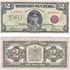 Image 1 : 1923 $2.00 Note from the Dominion of Canada; cat code DC-26e, McCavour-Saunders signatures, Bronze S