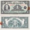 Image 1 : 1935 English $1.00 Note from the Bank of Canada; cat code BC-1, Osborne-Towers signatures, Series B 