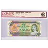 Image 1 : 1969 $20.00 Note from the Bank of Canada; cat code BC-50a, Beattie-Rasminsky signatures, Prefix EC, 