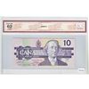 Image 2 : 1989 Replacement $10.00 Note from the Bank of Canada; cat code BC-57aA, Thiessen-Crow signatures, Pr