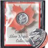 Image 1 : 1999-2000 Double Dated Privy Mark 1oz .9999 Fine $5 Silver Maple Leaf issued by the First Commemorat