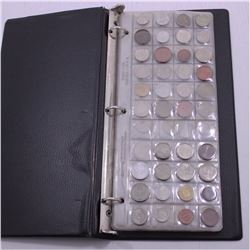 Protect-A-coin Album with over 70+ coins from Around the World.