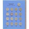 Image 1 : Estate Lot: Canadian Nickel Collection 1922-Date Blue Book Containing 42x 5-cent Dated 1922-1960, ex