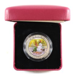 2014 Canada 50-cent Lenticular Snowman Coin issued by the RCM