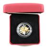 Image 1 : 2007 Canada 50-cent Golden Forget-Me-Not Flower Sterling Silver Coin issued by the RCM. (Outer sleev