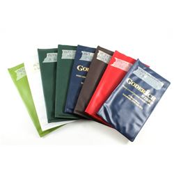 Estate Lot of 8x Vinyl Wallet Folders Containing 1967 Canadian Coinage: 13x 5-cent, 16x 10-cent and 