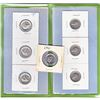 Image 2 : Estate Lot of 8x Vinyl Wallet Folders Containing 1967 Canadian Coinage: 13x 5-cent, 16x 10-cent and 