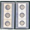 Image 5 : Estate Lot of 8x Vinyl Wallet Folders Containing 1967 Canadian Coinage: 13x 5-cent, 16x 10-cent and 