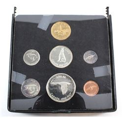 1867-1967 Canada Specimen Set in Black Display Box with 1994 Parliament Loon in Place of the Gold Co