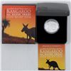 Image 1 : 2014 Australian $1 1oz Silver Proof High relief Kangaroo Coin issued by the Perth Mint - TAX Exempt.