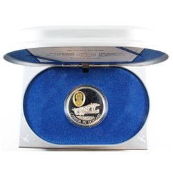 1992 Curtiss JN4 $20 Aviation Series coin. (coin is toned and capsule is cracked)