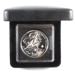 1604-2004 Privy Mark (Fleur De Lys) Silver Dollar (Mint Set Issue Only) with Display Box (TAX Exempt