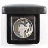 Image 1 : 2007 Vancouver Olympic $25 Biathlon Sterling Silver Hologram coin. Coin comes Encapsulated with Disp
