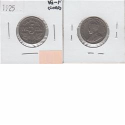 1925 Canada 5-cent coin
