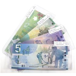 Set of 4 x 2 Digit RADAR Notes in Almost UNC Condition. You will receive a 2006 $5, a 2005 $10, a 20