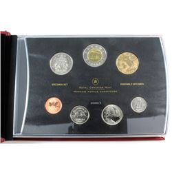 2005 Canada Specimen Set with Puffin Dollar (Tattered Display)