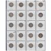 Image 1 : Mixed Page of 20 x Canadian Silver 25-cent Coins-Oldest date 1905