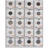 Image 1 : Mixed page of 20 x German Empire/Weimar Republic coins- oldest date 1836