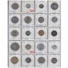 Image 1 : Mixed page of 20 x Coins from Around the World.
