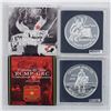 Image 1 : 1997 and 1998 Canada commemorative Brilliant Uncirculated Silver Dollars. 2pcs
