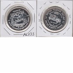 Low Mintage of 25!!!! 1979 Hinton Alberta Trade Dollar .999 Fine Silver coin. (Tax Exempt)