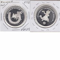 Low Mintage of 50!!!! 1978 Killarney Manitoba Trade Dollar .999 Fine  Silver coin. (Tax Exempt)