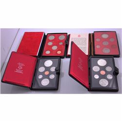 Estate Lot of Canada Specimen Double Dollar Sets in original display folders 1971-1979 (some coins a