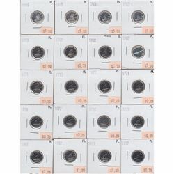 1963-2006 Canada 10-cents in Proof-like Condition.  You will receive a complete run of 10-cent coins