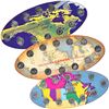 Image 1 : 1992, 1999, and 2000 Oval Shaped 25-cent Commemorative holders with coins. (3 sets)