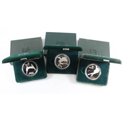 3x 1988 $20 Calgary Olympics Sterling Silver Coins. You will receive the 1988 $20 Speed Skating, $20