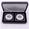 Image 1 : 2013 Privy Snake and 2014 Privy Horse 1oz .9999 Fine Silver Maple Leafs. Coin comes Encapsulated in 