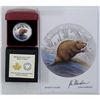 Image 1 : 2015 $20 Fine Silver Coin - Beaver at Work. Comes with Beaver at Work card and Special Hand Signed C
