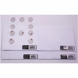 2012 War of 1812 10-coin Circulation Packs. You will receive all 4 sets (Brock, Tecumseh, Salaberry,